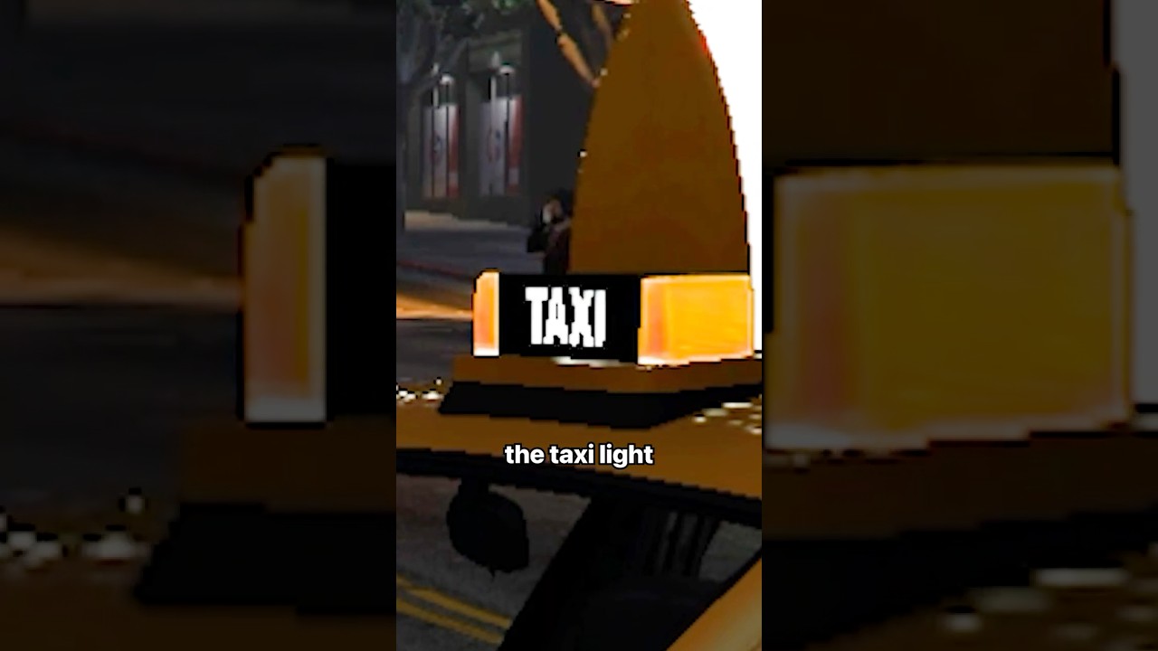 Small Interesting Taxi Detail #gta5 #gtav #gtaonline - DarkViperAU