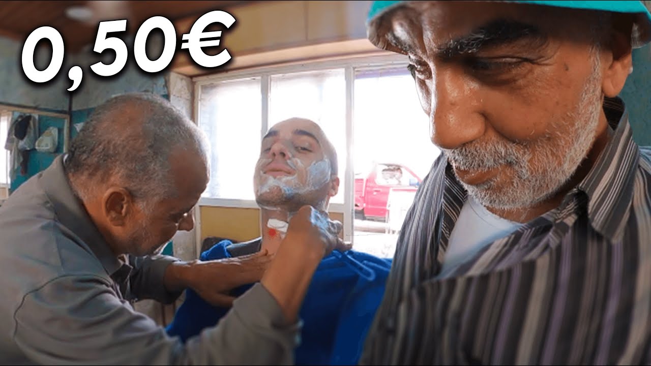 Le barbier LE MOINS CHER d&rsquo;&Eacute;gypte 🇪🇬