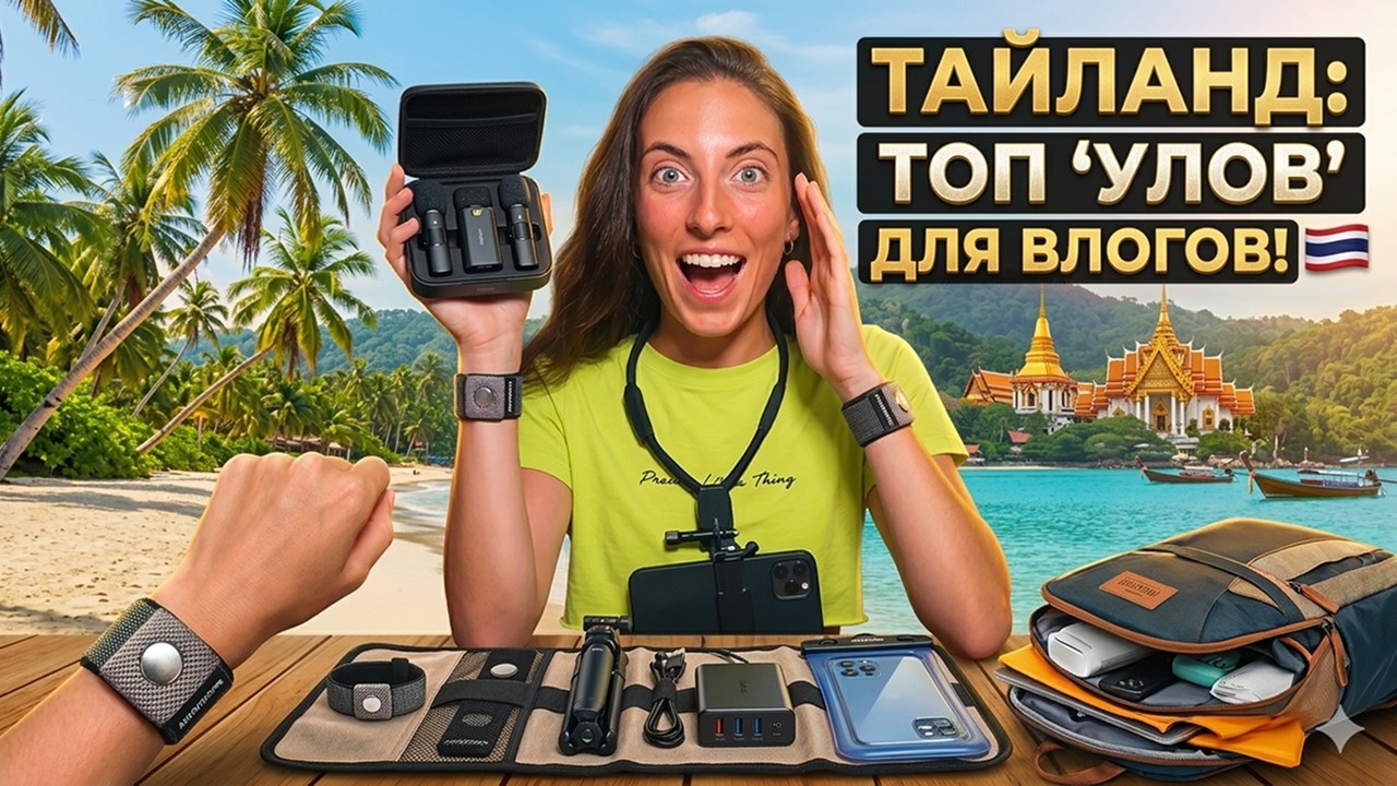 ЧТО в моем рюкзаке в ТАИЛАНД? ✈️ Гаджеты для контента и ВАЖНЫЕ мелочи