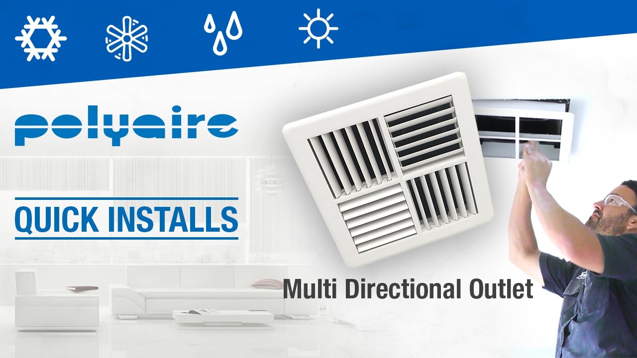 Air Condtioning Multi Directional Outlet Quick installation