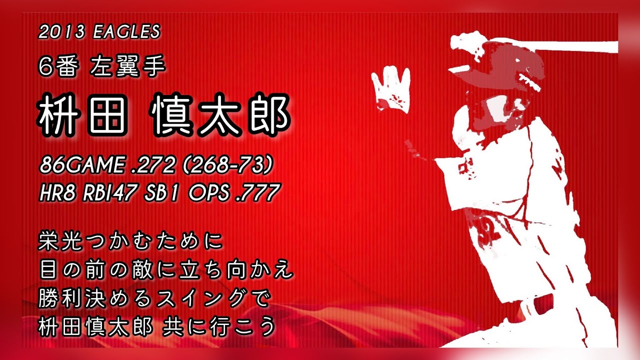 2013年 東北楽天ゴールデンイーグルス1−9応援歌