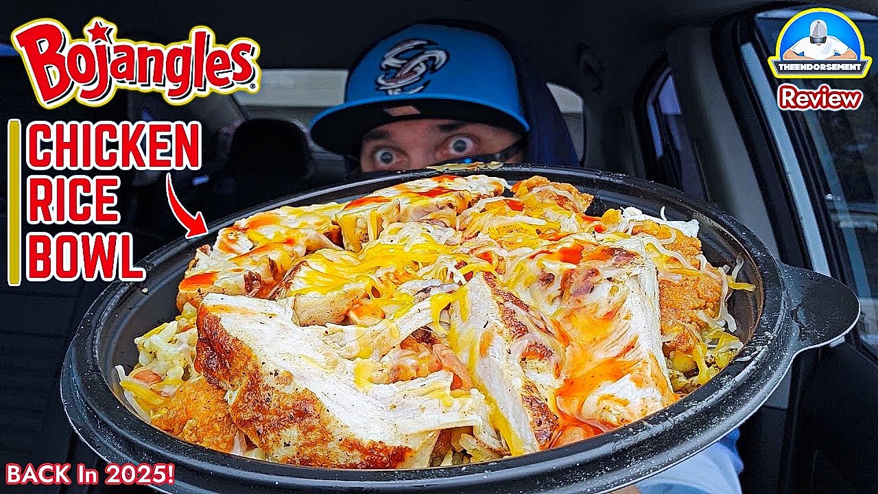 Обзор рисовой миски с курицей от Bojangles®! 🐔🍚 | Лучше, чем Chipotle? | theendorsement