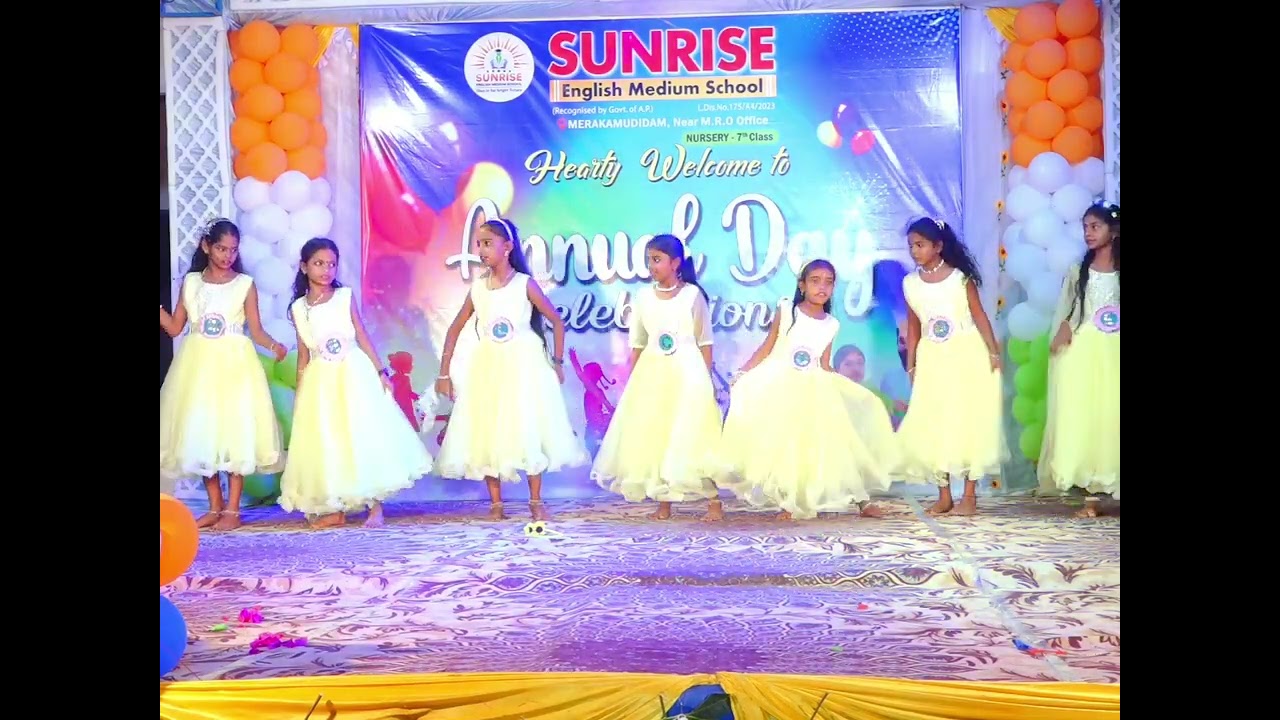 Sunrise English Medium school Annual Day 20245-2025 celebrations 🎉🎉