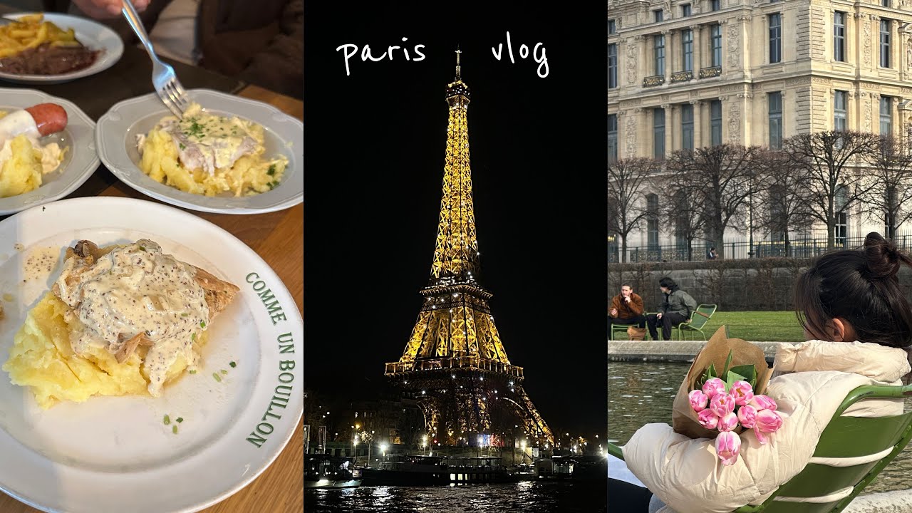 paris in february ⛲️ vlog / macarons, Eiffel Tower, Palais, Tuileries Garden