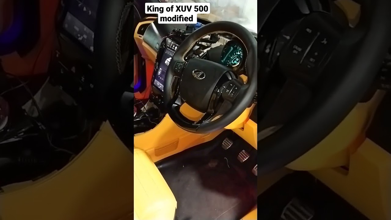 📞7304264198 belive are not this is XUV 500 interior modified #shorts #xuv500 #modified #mahindra