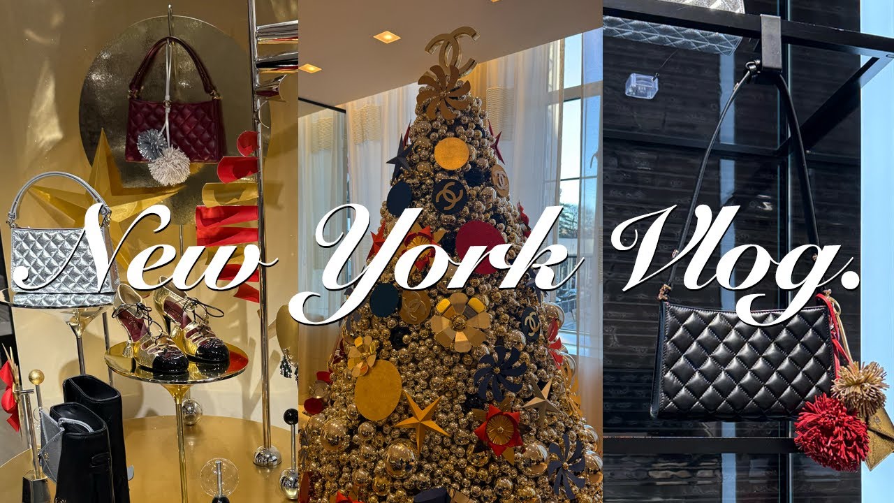 NY Vlog. 샤넬부터 미우미우까지 겨울 명품백 쇼핑하기🛍️ 샤넬 홀리데이 컬렉션🌟 | 뉴욕맘 겨울 육아일기🎄