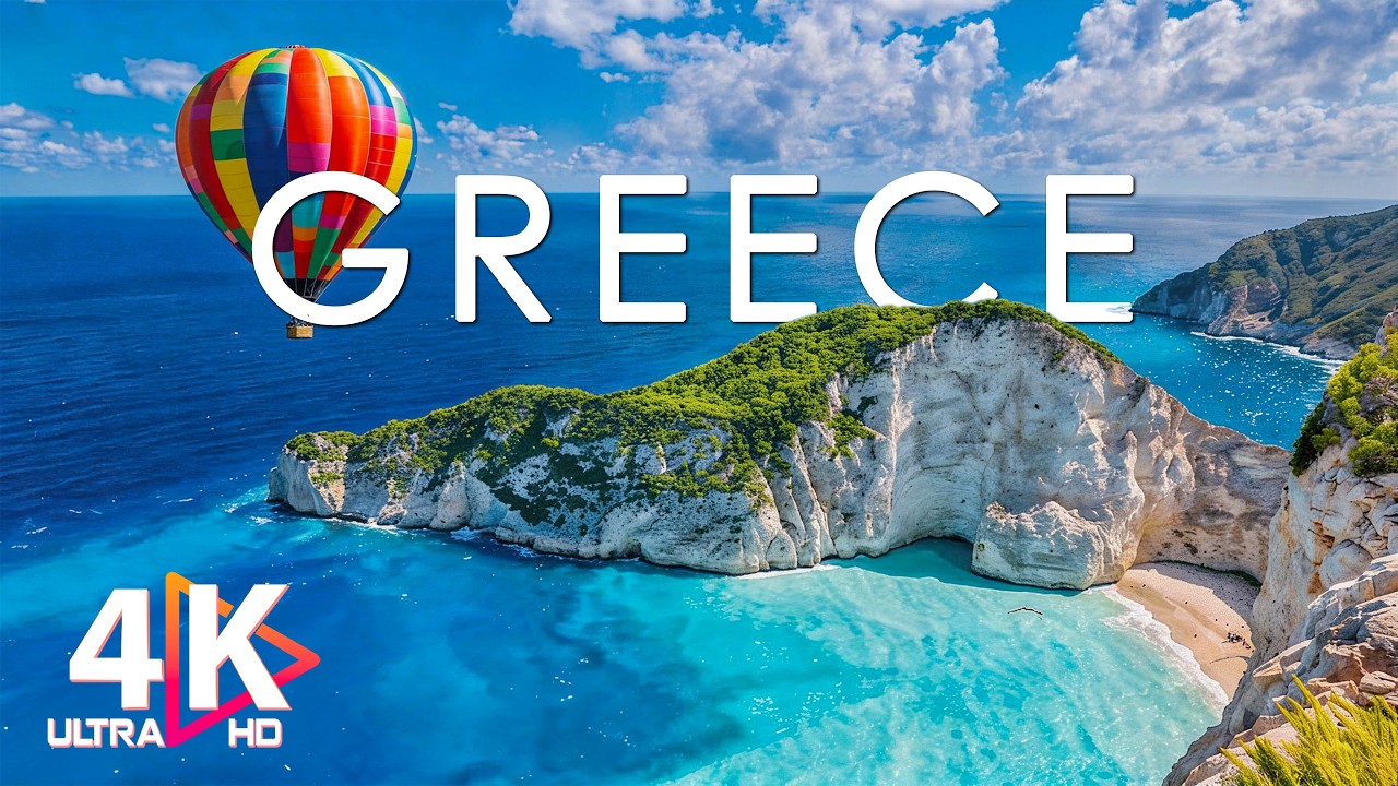 GREECE 2026 🇬🇷 4K DRONE FOOTAGE  Mediterranean Island Paradise, Majestic Santorini Cliffs & Endles