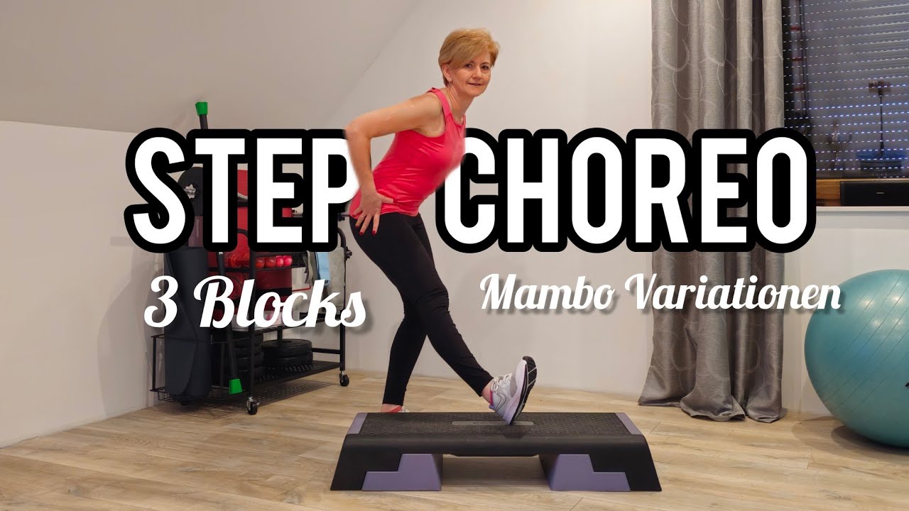 Step Choreo // 3 Blocks // Mambo Variationen // Irina Bremen Fitpoint // Степ хореография