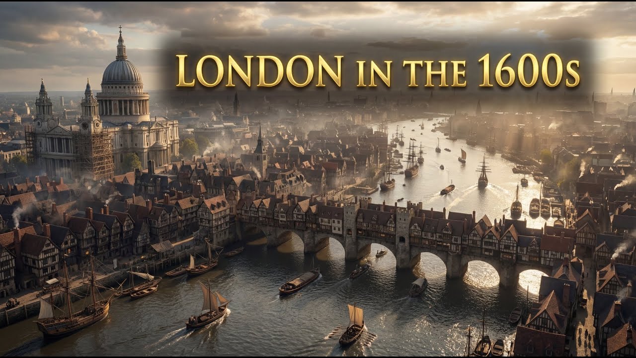 This is What 1600s London Looked Like (AI Reconstruction)