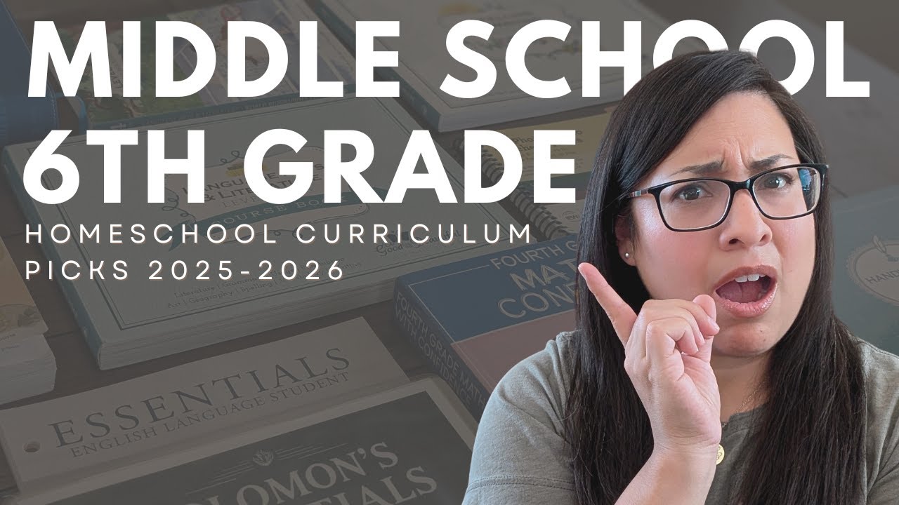 SIXTH GRADE CURRICULUM PICKS 2025-2026 | See what homeschool curriculum I'm using for my 6th grader