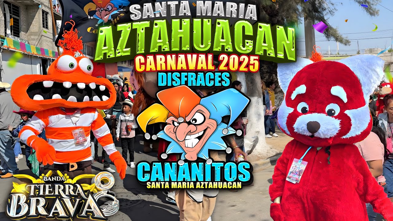 Carnaval Santa María Aztahuacan 2025 Disfraces Cananitos