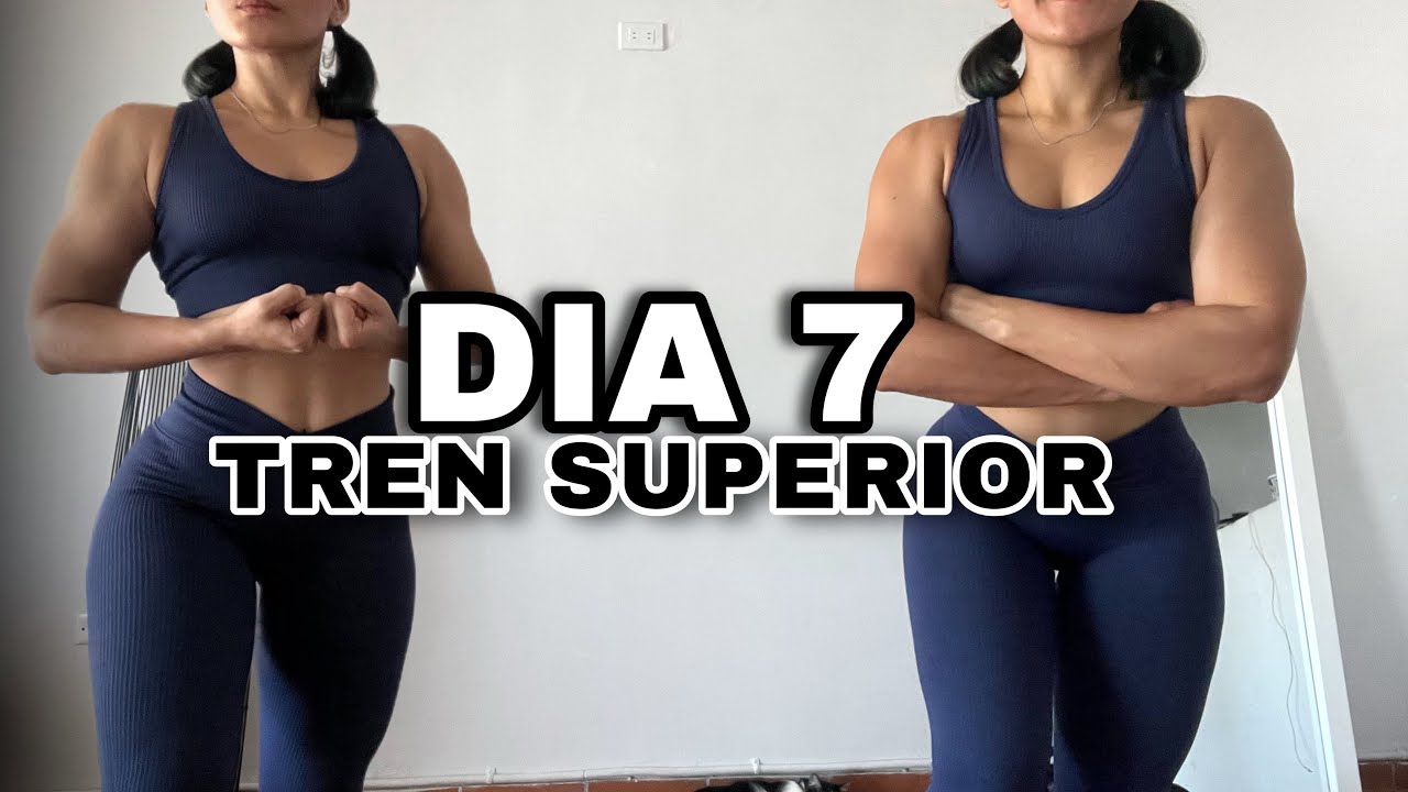 Rutina para definir y tonificar tren superior desde casa - RETO 7 DIAS