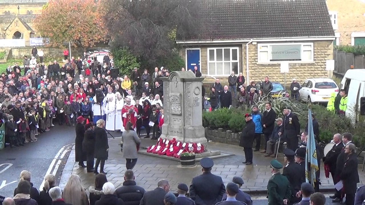 Whickham Remembrance Day Parade and Service 13th November 2016