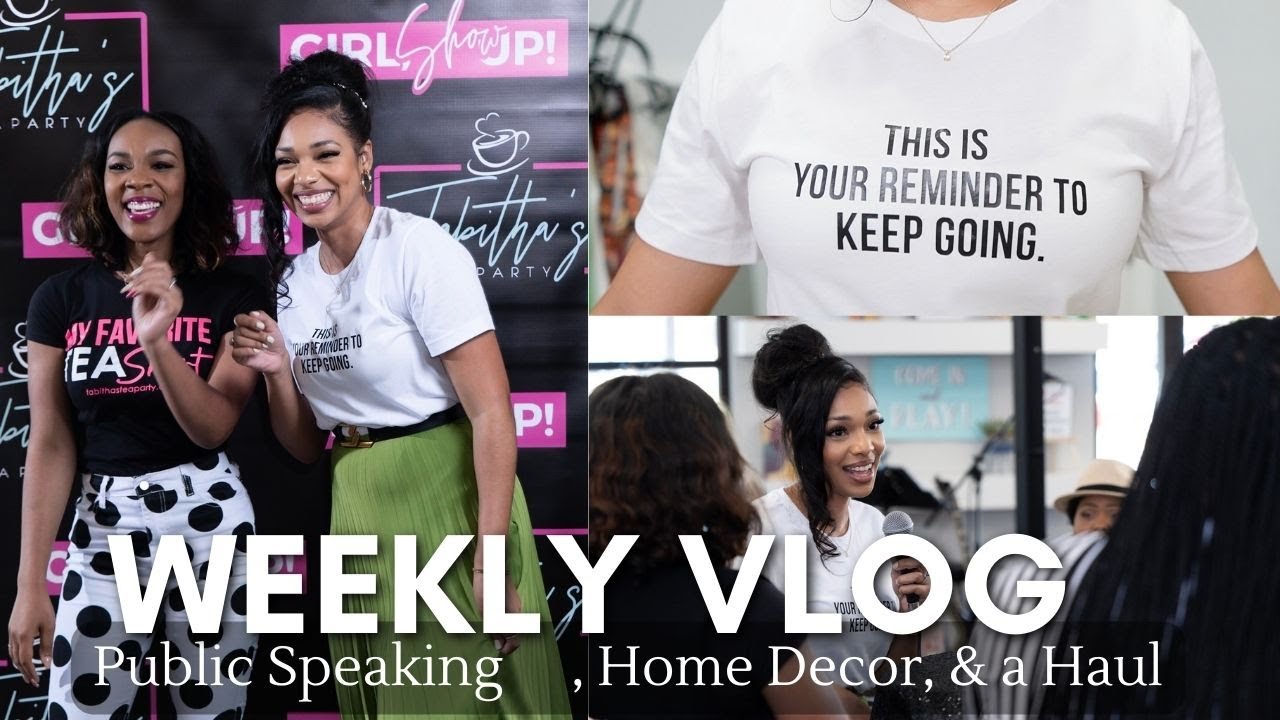 VLOG | Kitchen Update & Decor, Speaking at Tabitha's Tea Party, JOANN Sale,  & Accessories Haul!
