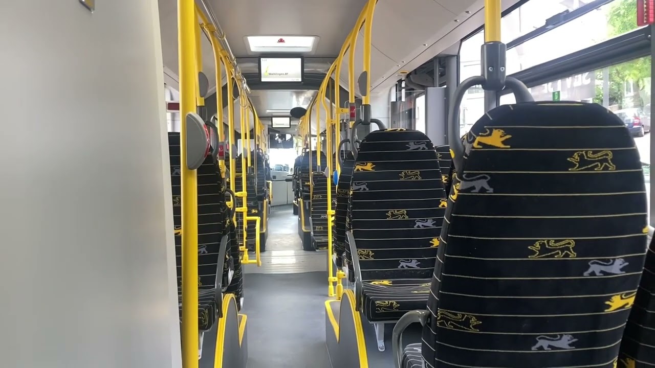 Komplette Fahrt mit Bussen Als SEV Auf der S1 Schienenersatzvekehr Stuttgart-Waiblingen