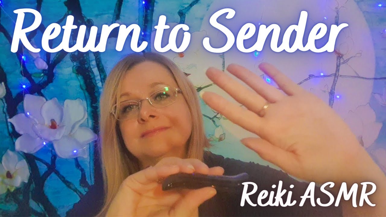 Return to sender all bad energy, ill wishes, curses. Reiki asmr black obsidian crystal healing