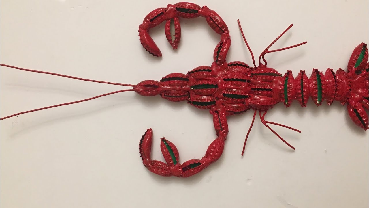 10 minutes how to diy craft bottle  caps Lobster
