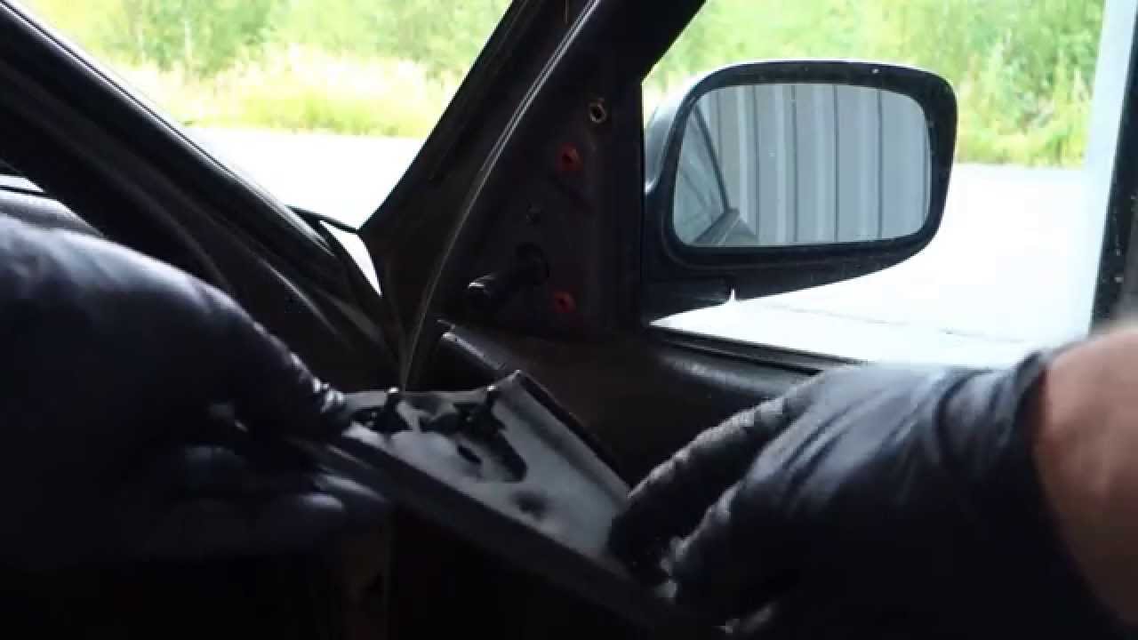 How to replace side mirror Toyota Camry. Years 1991 to 2002