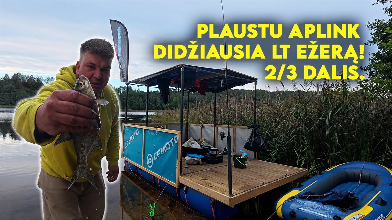 Savadarbiu plaustu is CFMOTO deziu aplink ilgiauslia LT ezera. dalis 2