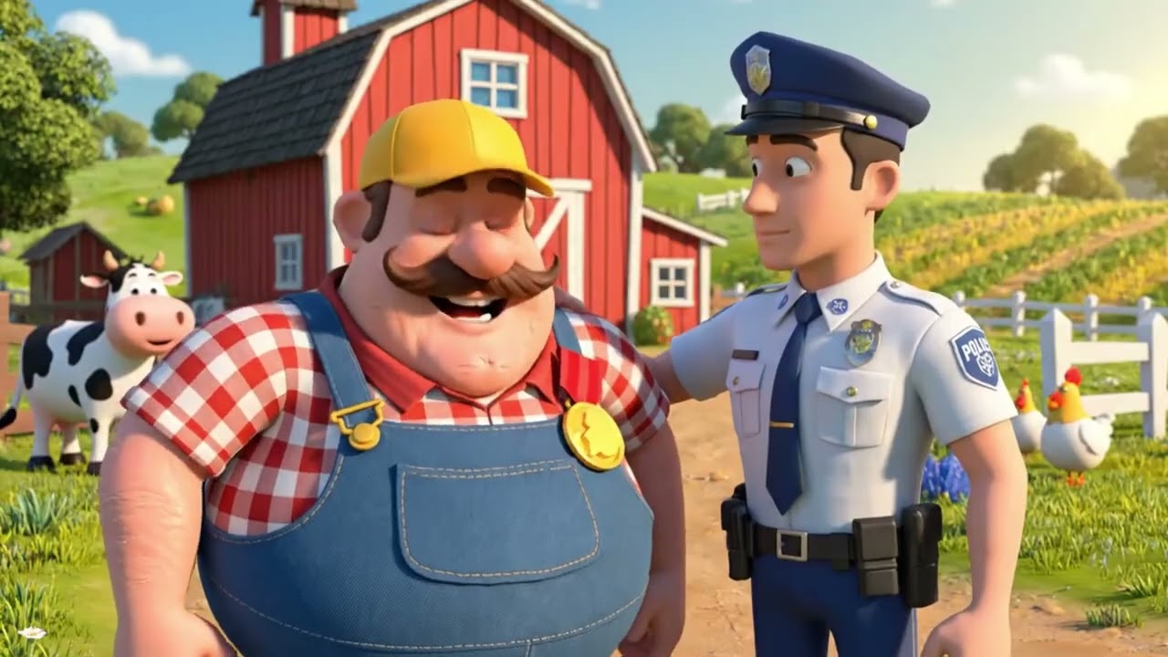 Old MacDonald’s Wild Farm Rescue! 🚜🦁 Saving Animals with the Police | Kids Empire Adventure
