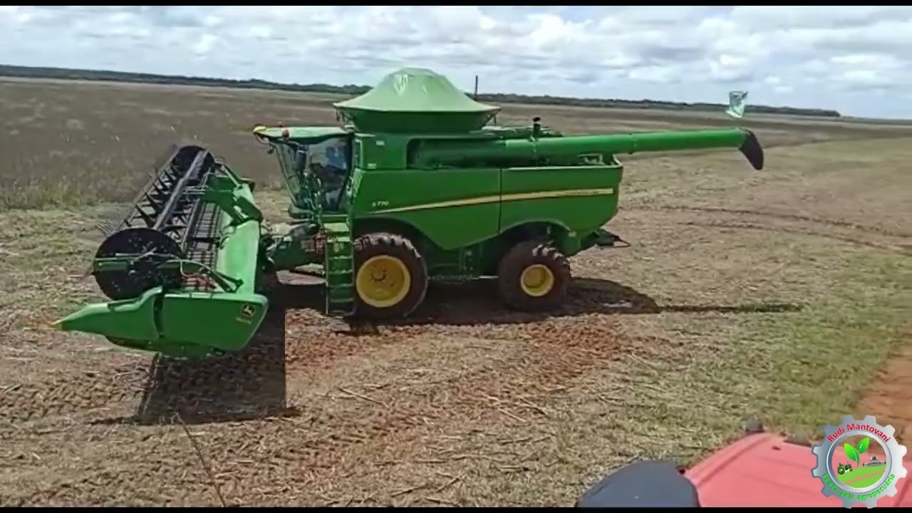 John Deere - Colheita de soja no Mato Grosso 2023. Soybean harvest.