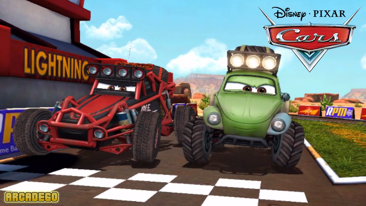 Disney Cars RS500 Off-Road Wild Racers vs Lightning McQueen, Francesco Bernoulli (Disney Pixar Cars)