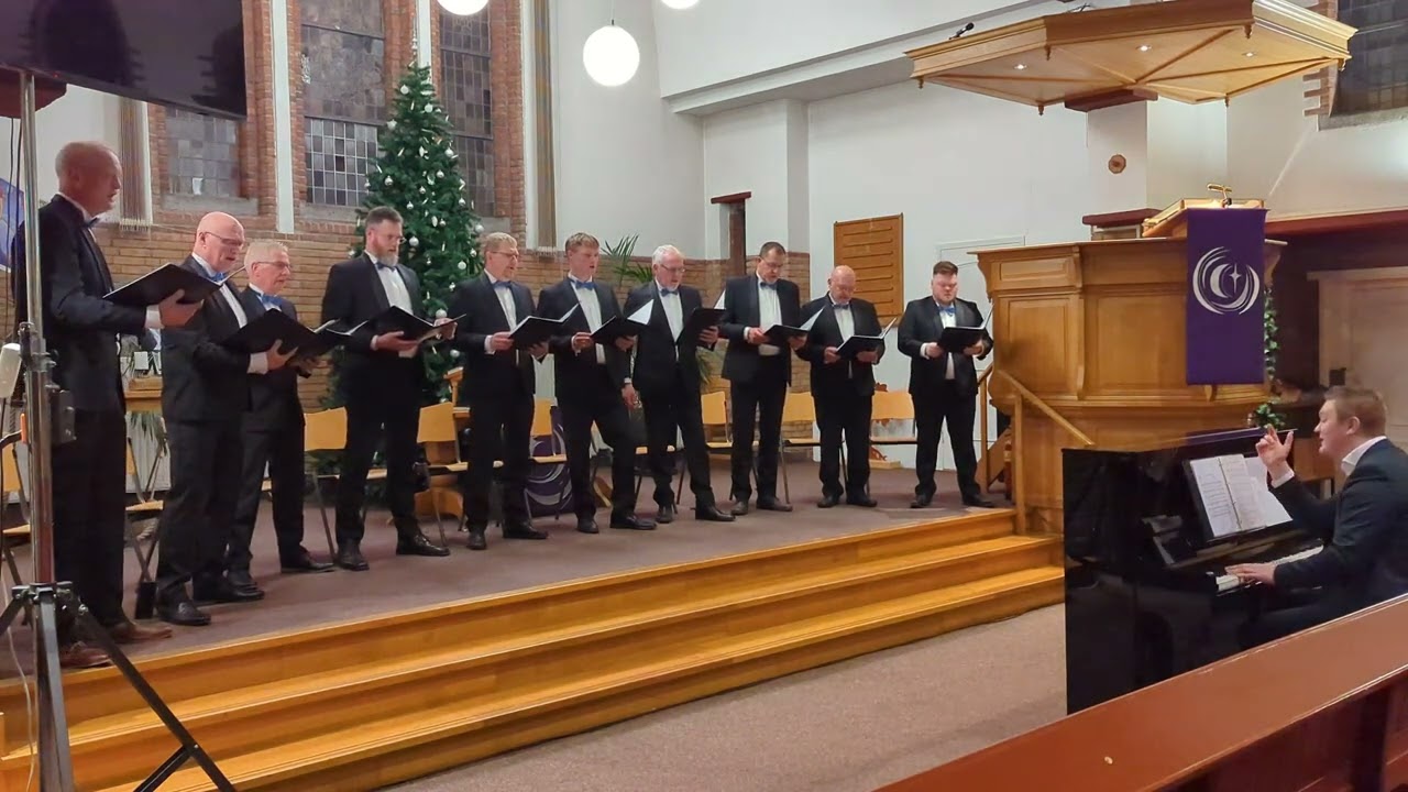 't Was nacht in Bethlems dreven - Gereformeerd Mannenkoor Looft de Heer (Kerstconcert 2023)