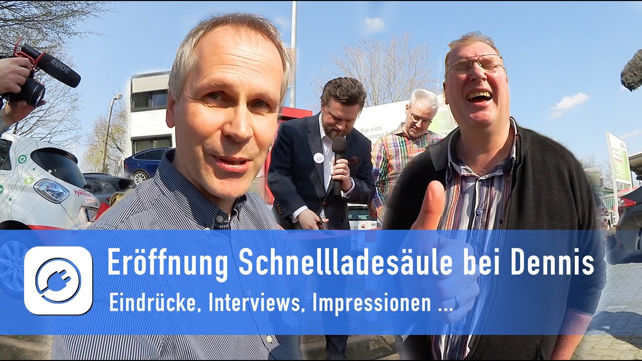 Er&ouml;ffnung der Schnelllades&auml;ule bei Dennis Witthus - Eindr&uuml;cke, Interviews, Impressionen