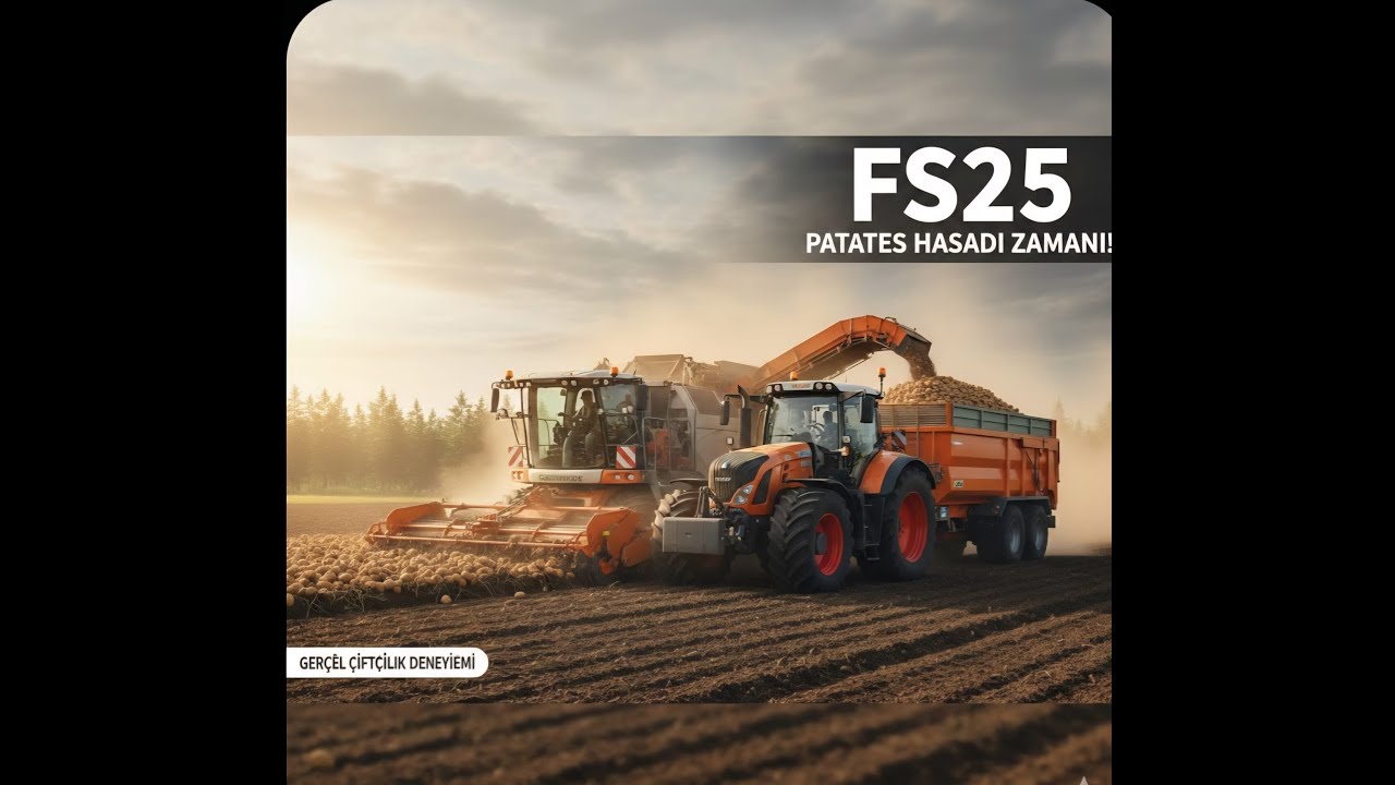 FS25 Patates Hasadı Nasıl Yapılır? |Farming Simulator 25 Patates Hasadı (Potato Harvesting)