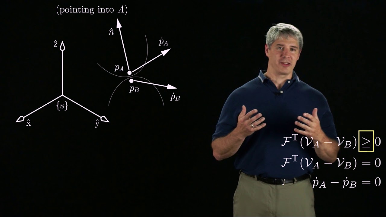 Modern Robotics, Chapter 12.1.2:  Contact Types:  Rolling, Sliding, and Breaking