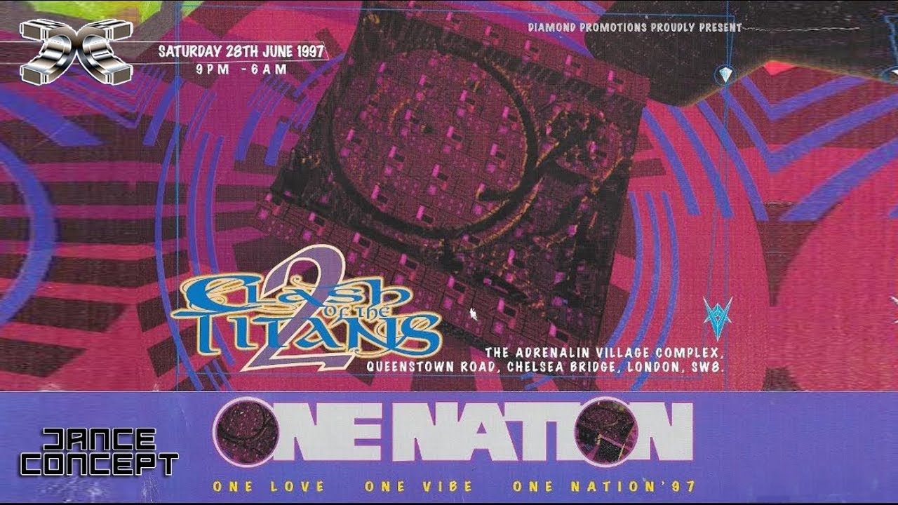 Brockie with Stevie Hyper D & Skibadee - One Nation - 28th June 1997