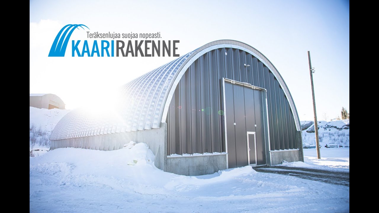 Kaarihalli alle kuukaudessa – Lämmin konehalli DELETE Finland Oy:lle
