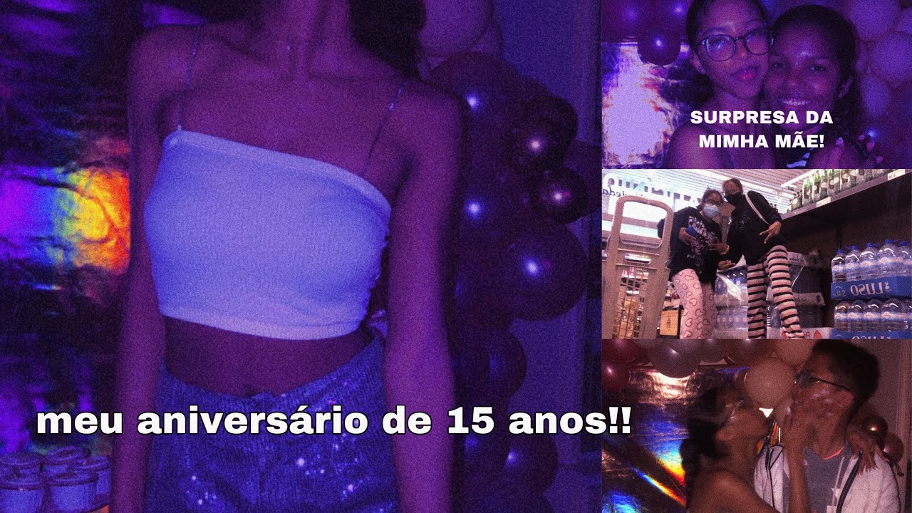 meu aniversário de 15!! MINHA MÃE FEZ-ME UMA SURPRESA!!🥳❤️