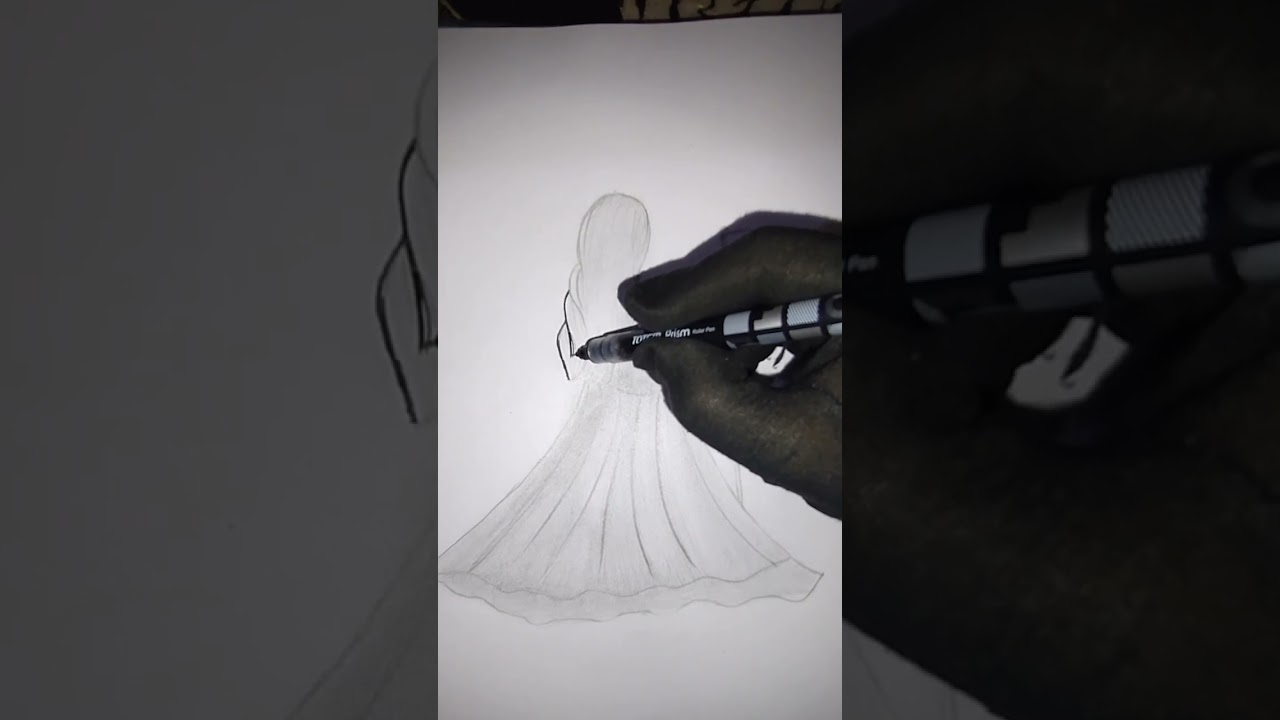 How to draw a girl 26 January republic day sketch pencil drawing 