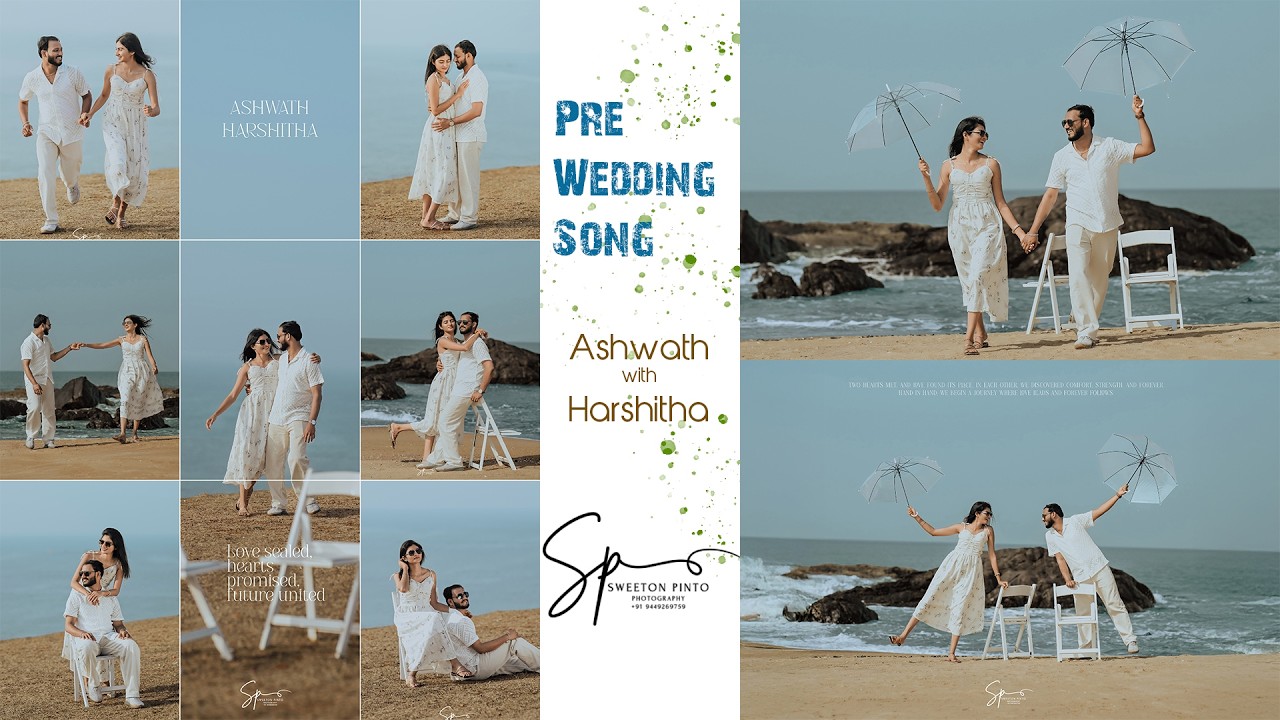 Ashwath -  Harshitha Pre Wedding Song By Sweetonpinto Photography
