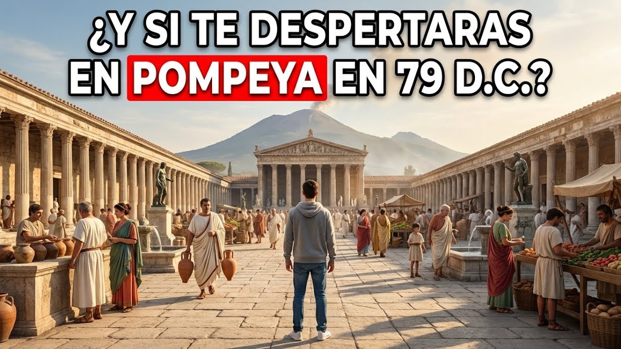 ¿Y si despertaras en Pompeya en el año 79 d. C., 24 h antes de que el Vesubio entrara en erupción?