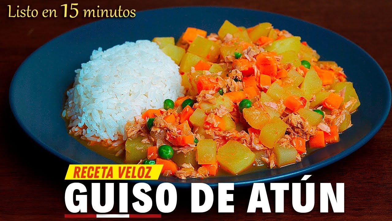 GUISO DE ATÚN | Comida Peruana Fácil y Rápida (¡Listo en 15 Minutos!)