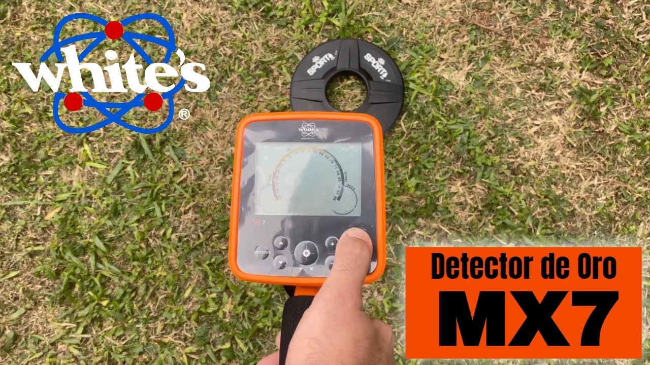 Whites MX7 Detector de Oro Tesoro Metales Espa&ntilde;ol