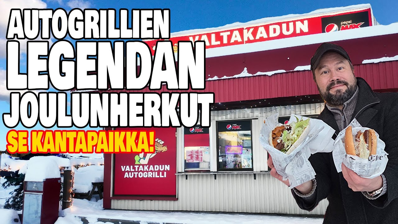 AUTOGRILLIEN LEGENDA - VALTAKADUN AUTOGRILLI JA JOULUHERKUT TESTISSÄ