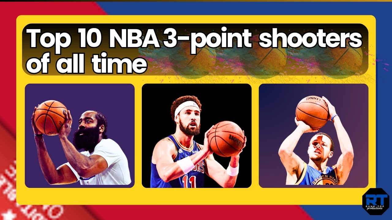 Top 10 Greatest NBA 3-Point Shooters of All Time (2025 Updated Ranking) 🔥🏀
