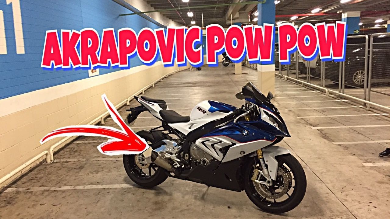 S1000RR VISÃO DO MEU AKRAPOVIC PASSANDO | COMPREI O AKRAPOVIC