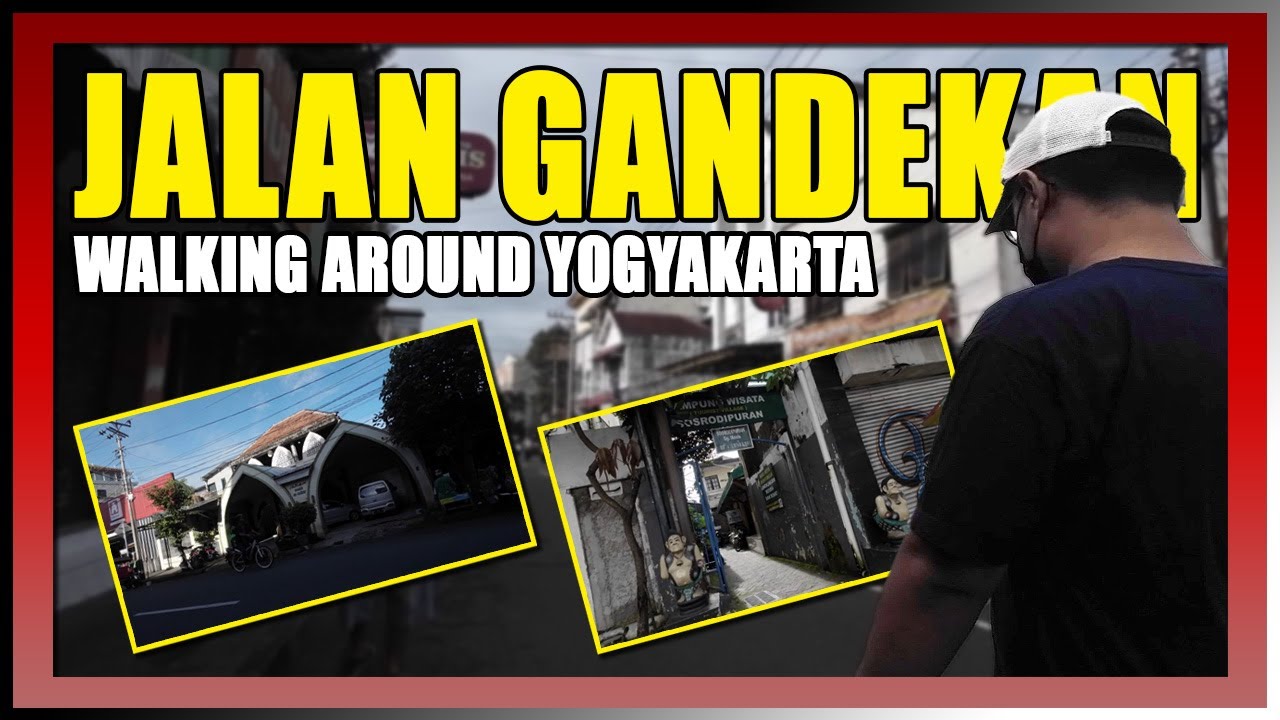 Walking Tour JALAN GANDEKAN Jogja 🚶 Walking Around Yogyakarta