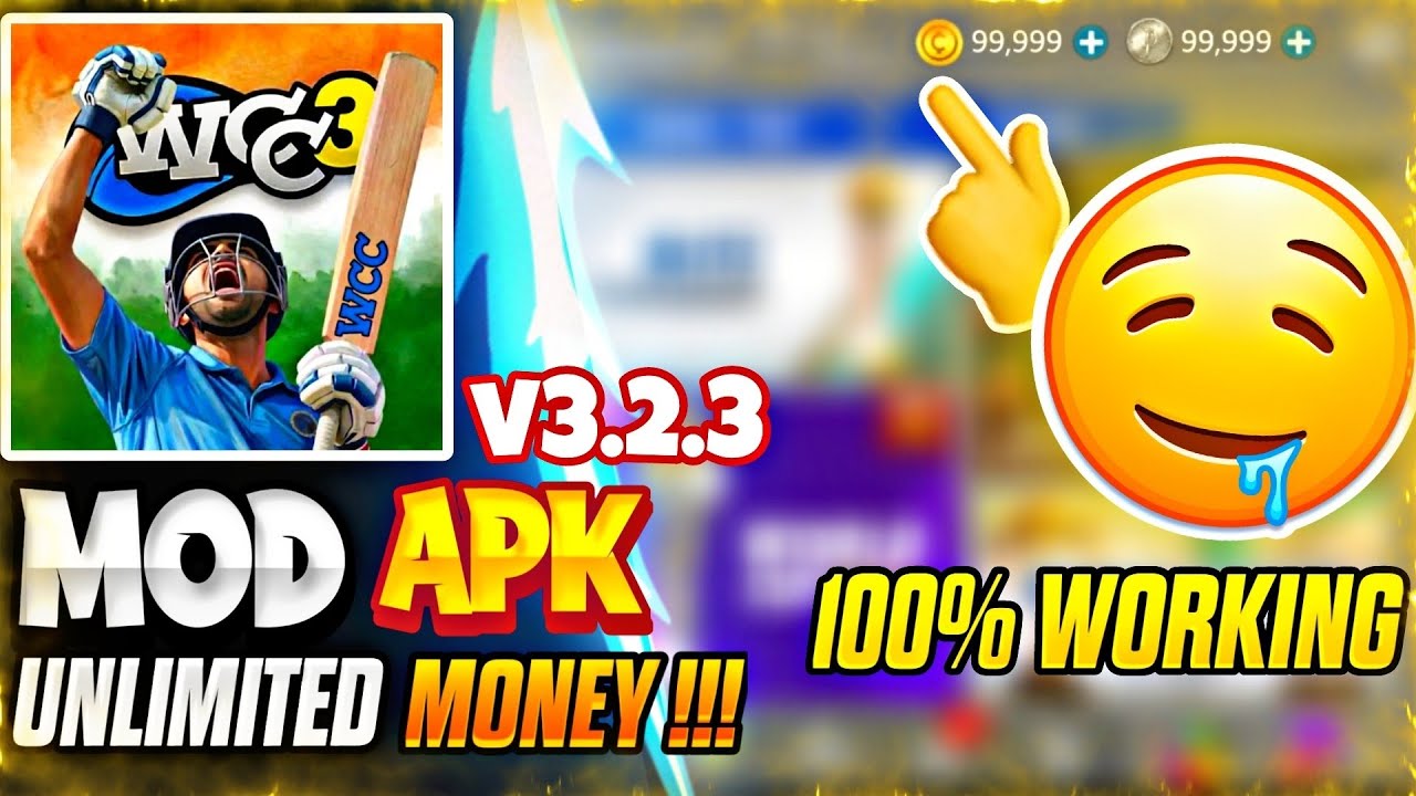 World Cricket Championship 3 (WCC3) Mod Apk Unlimited Money Unlocked Everything & Career Mode Hack