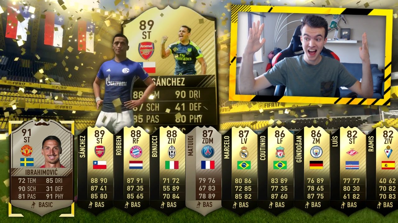 FIFA 17: INFORM WALK OUT!! 11 SPECIAL CARDS in 1 PACK!! TOP 100 FUT CHAMPIONS REWARDS