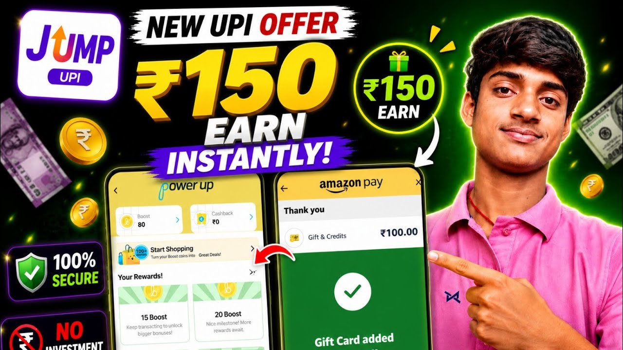 🔥 New UPI App ₹200 Cashback Offer | Live Proof 💸 Full Process 2026
