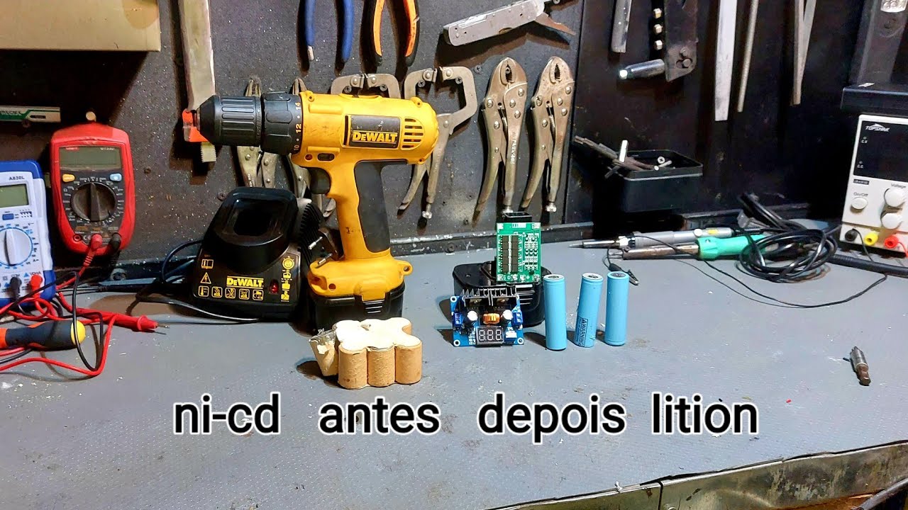 Dando vida nova a uma parafusadeira dewalt (DE 9074)