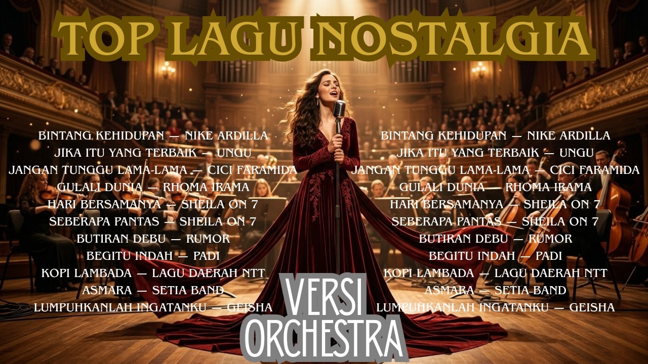 INDONESIAN NOSTALGIA HITS 🎻 Epic Symphony Orchestra Cover