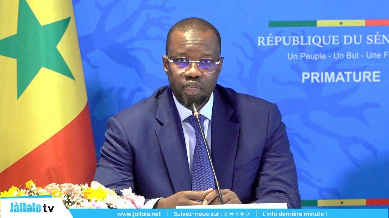 Direct • Ousmane Sonko face à  la presse
