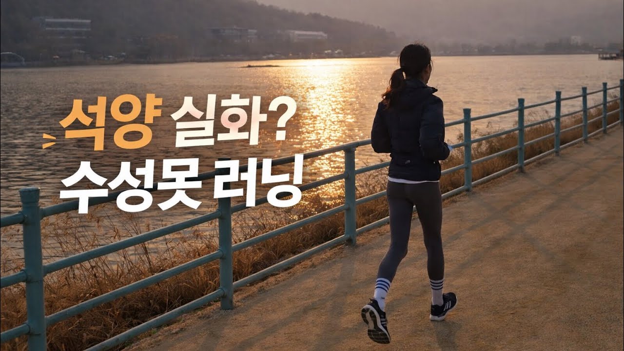 해질녘 대구 수성못 러닝｜이 풍경에서 달렸습니다