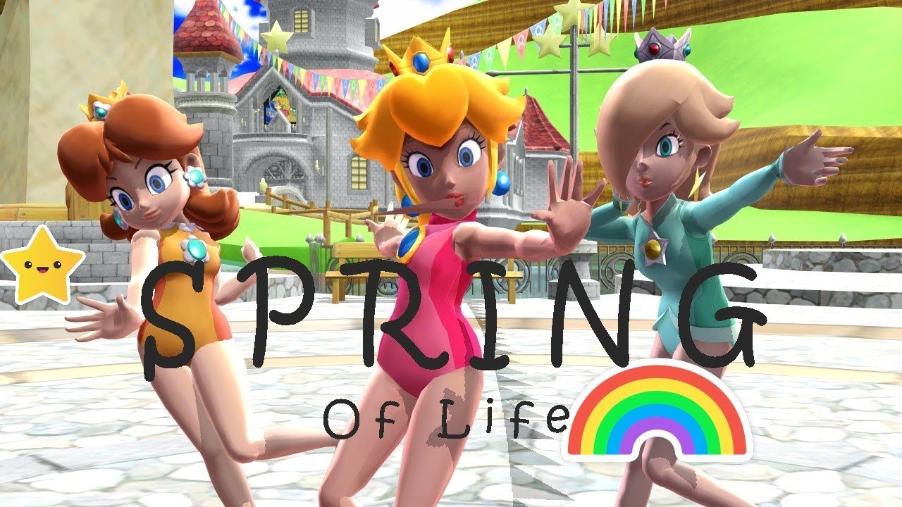 [MMD] Peach, Daisy, and Rosalina - Spring of Life